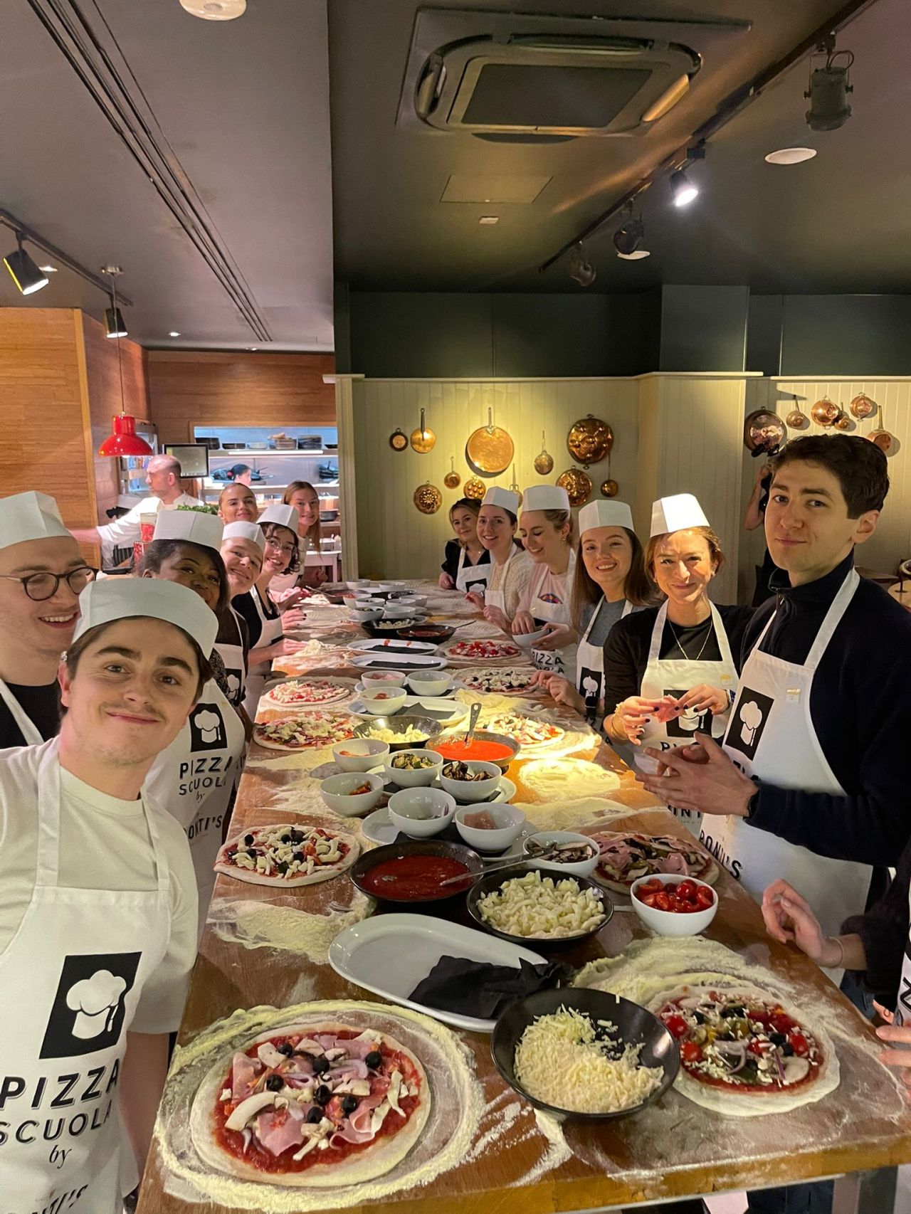 pizza making